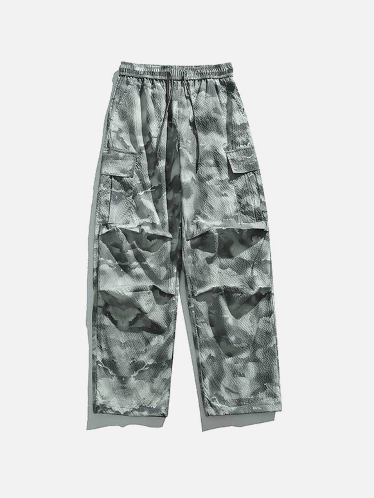 OwlCliff – Wasserabweisende Triple-Protection Cargo-Hose mit Camo-Muster