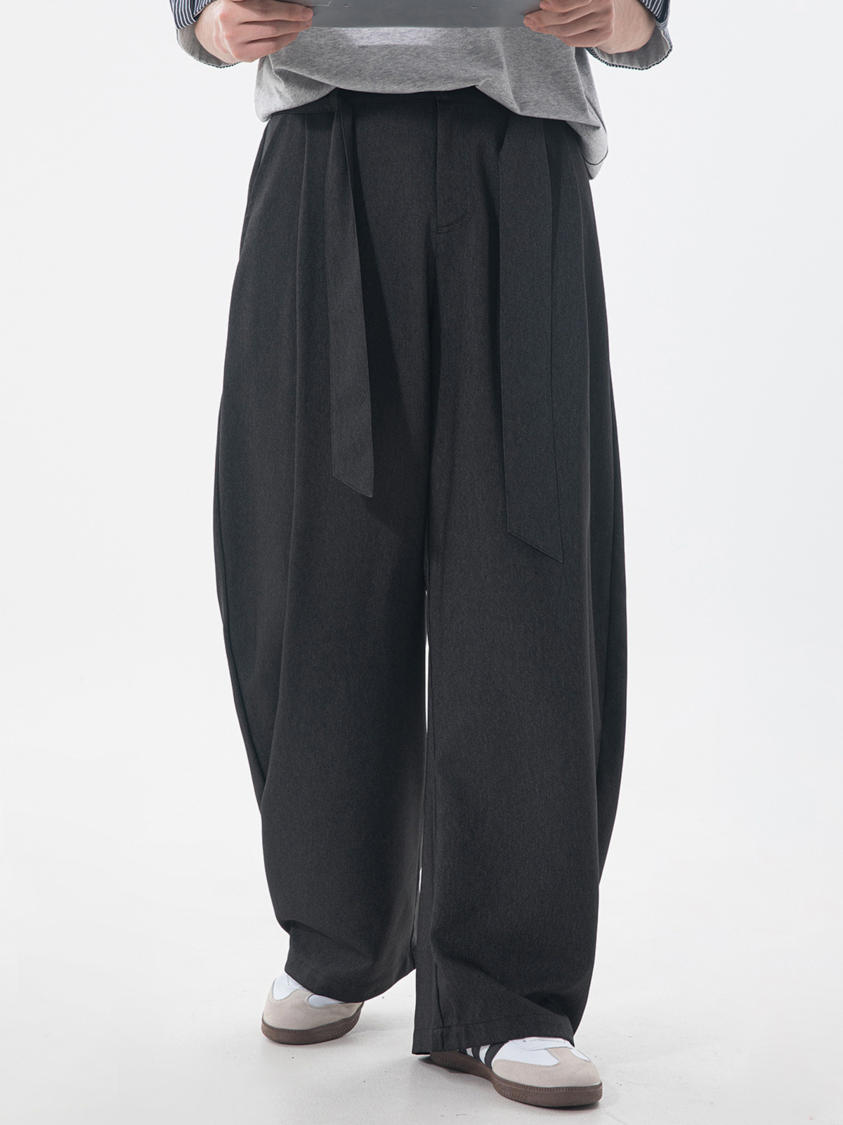Slowtrail - Herrenhose im Faux-Denim-Look, CleanFit, geschwungener Schnitt
