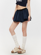 AirSwirl - Women's Drawstring Elastic Waist Pleated Skirt