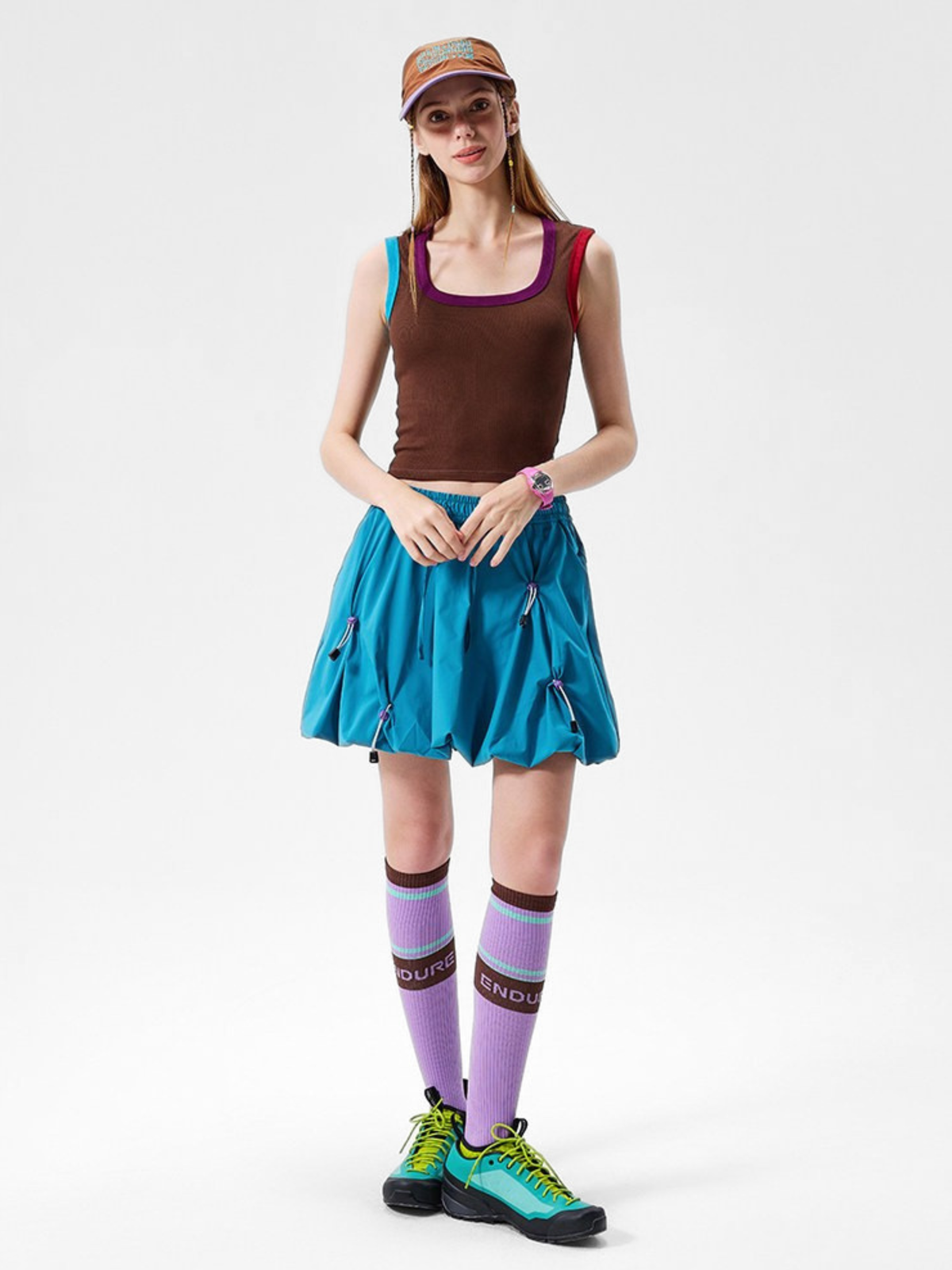 Reverb – Schnelltrocknendes, atmungsaktives Sport-Top für Damen in schmaler Passform