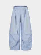 SoftEarth - Women's Plaid Panel Belt Straight-Leg Pants