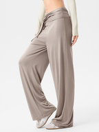 EchoCrest - Women's Detachable Belt Breathable Wide-Leg Pants