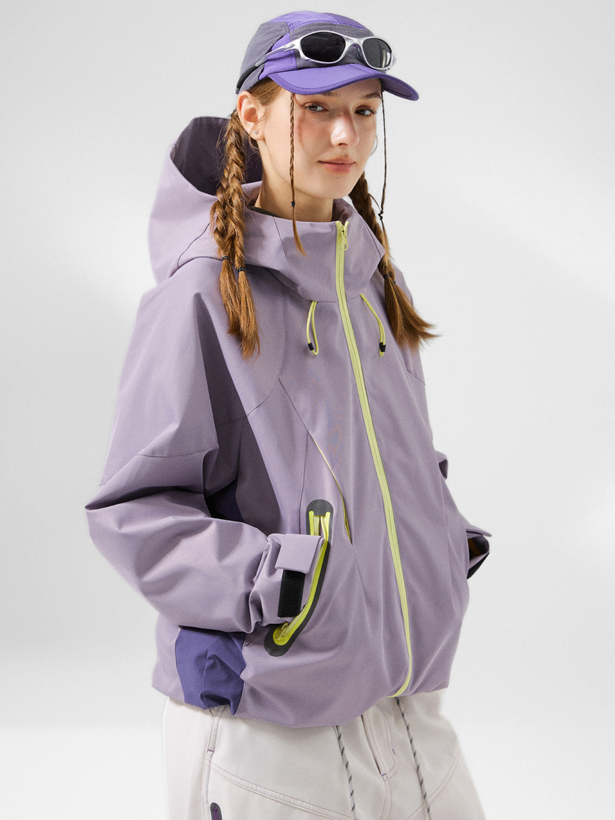 Ashrun – Unisex 8000 mm wasserdichte reflektierende Shell-Jacke