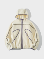 CrowPeak - Women's Colorblock Textured Zip-Up Jackets