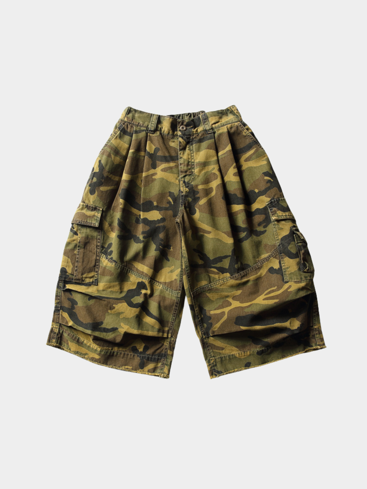 CampShell - Camouflage-Shorts mit vielen Taschen im Relaxed Fit