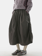 Clifftide - Women's Water-Repellent Quick-Dry Crinkle Midi Skirt