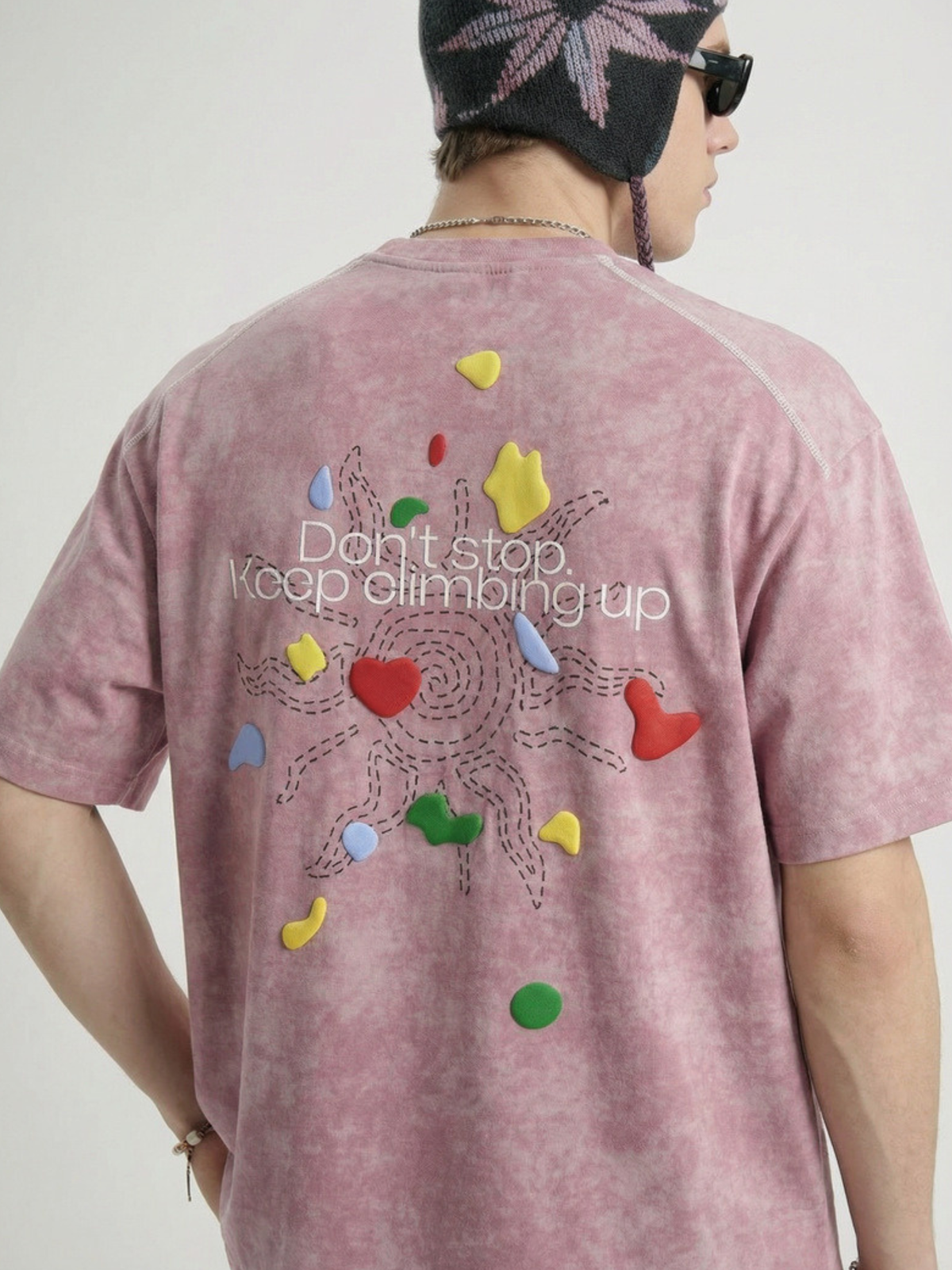 CoolVent – Kletter-T-Shirt mit Grafik-Print, kurzärmelig
