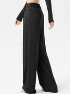 EchoCrest - Women's Detachable Belt Breathable Wide-Leg Pants