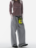 Thalax - Women's Large Pockets Water-Repellent Paratrooper Pants
