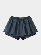 AirSwirl - Women's Drawstring Elastic Waist Pleated Skirt