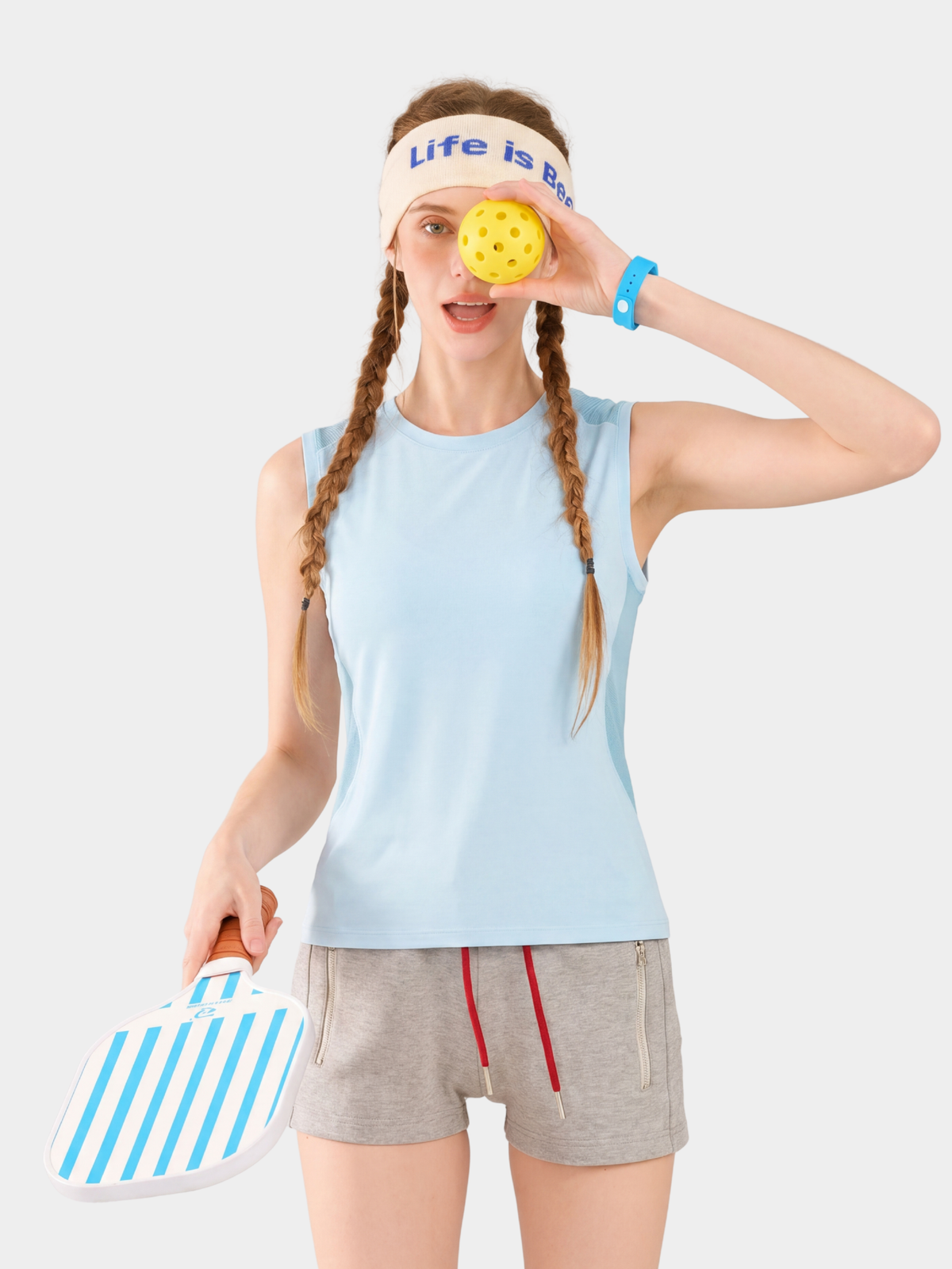 Ashvision – Kühlendes Damen-Funktions-Tanktop aus schnelltrocknendem Mesh-Material
