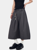 Thunderbark - Women's Wrinkle-Resistant Wide-Leg Cropped Pants