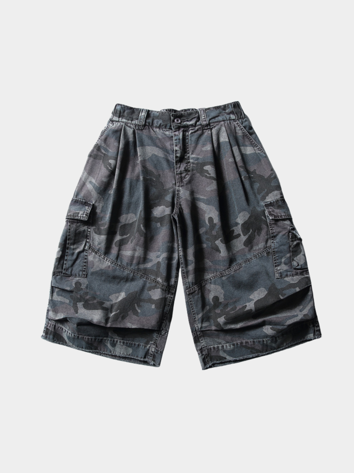 CampShell - Camouflage-Shorts mit vielen Taschen im Relaxed Fit