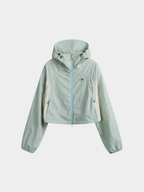 Resonance - Women's Water-Repellent Colorblock Cropped Jacket