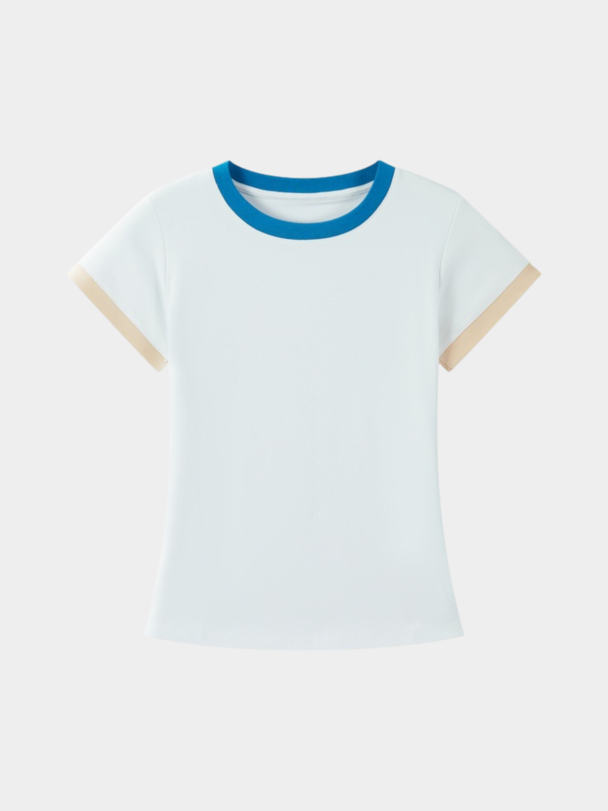 Aquaflow – Damen-T-Shirt in verkürzter Passform mit Color-Block-Design