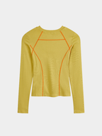 Darkrun - Women's Slim Fit Cropped Long Sleeve T-Shirt