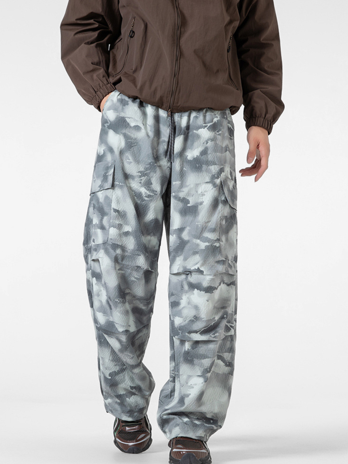 OwlCliff – Wasserabweisende Triple-Protection Cargo-Hose mit Camo-Muster