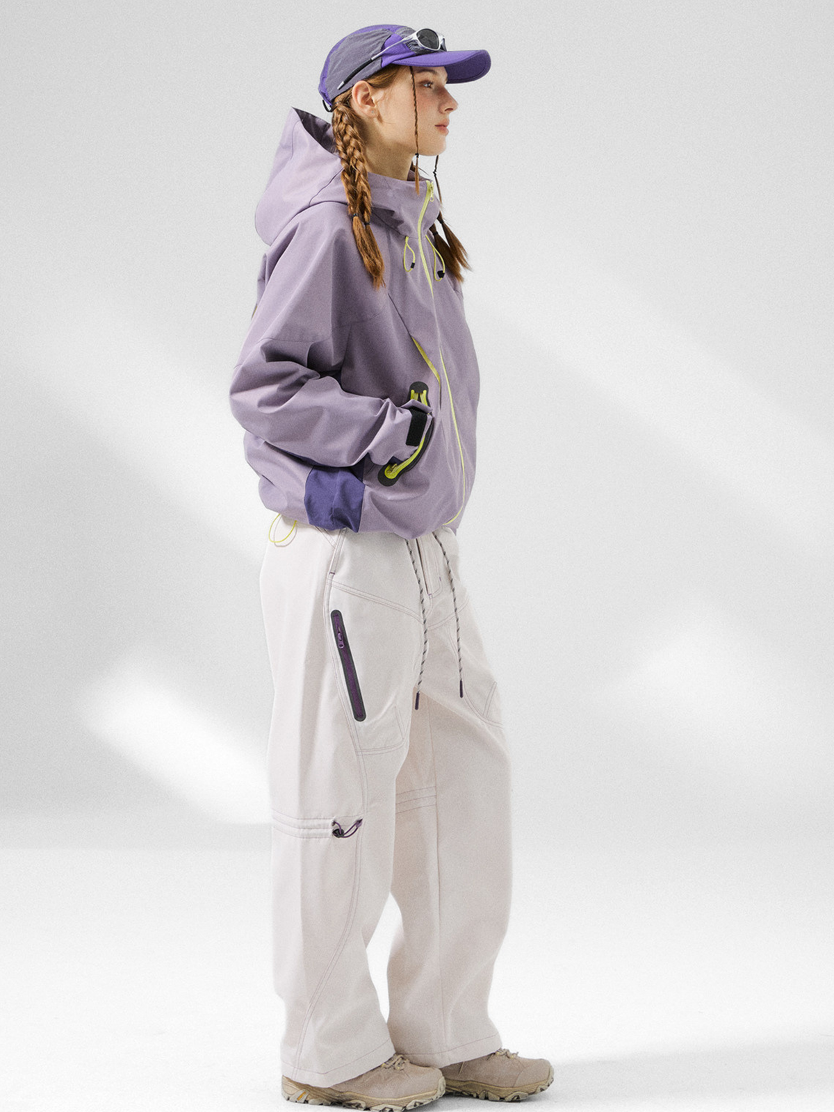 Ashrun – Unisex 8000 mm wasserdichte reflektierende Shell-Jacke