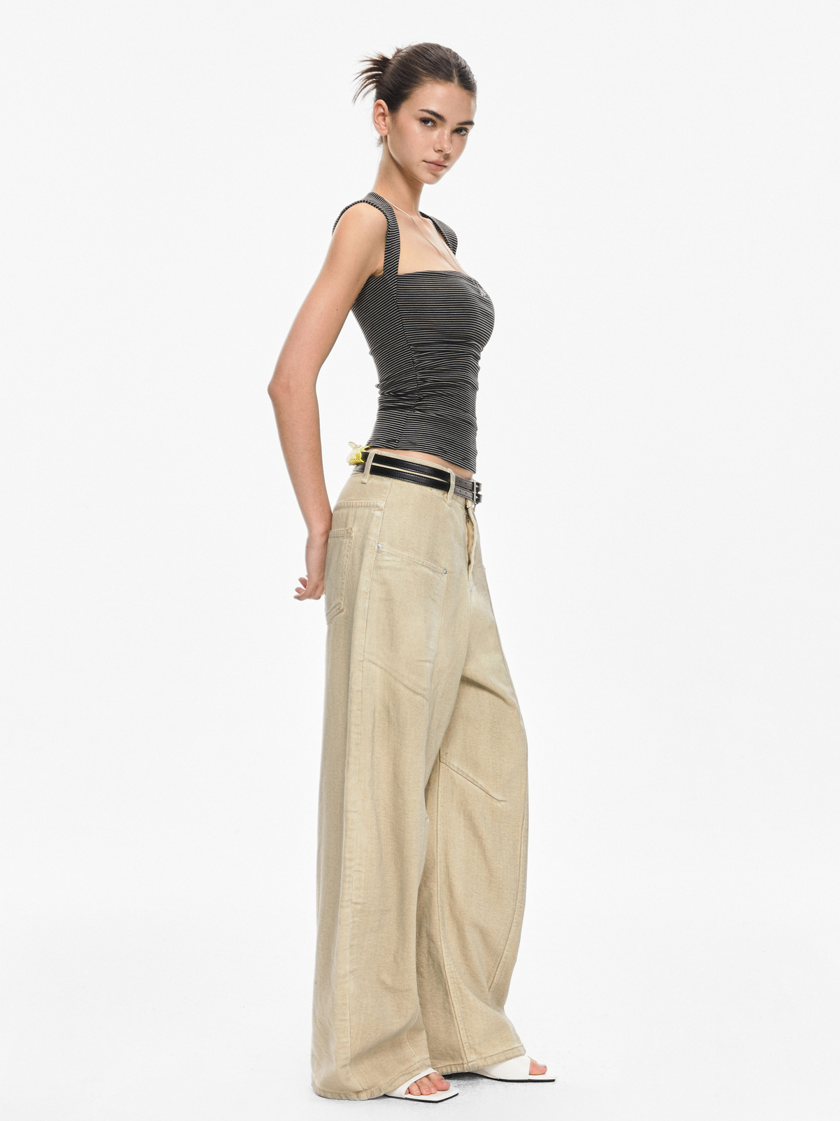 Falconcrest – Gestreiftes Damen-Tanktop in figurbetonter Passform
