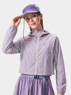 Resonance - Women's Water-Repellent Colorblock Cropped Jacket