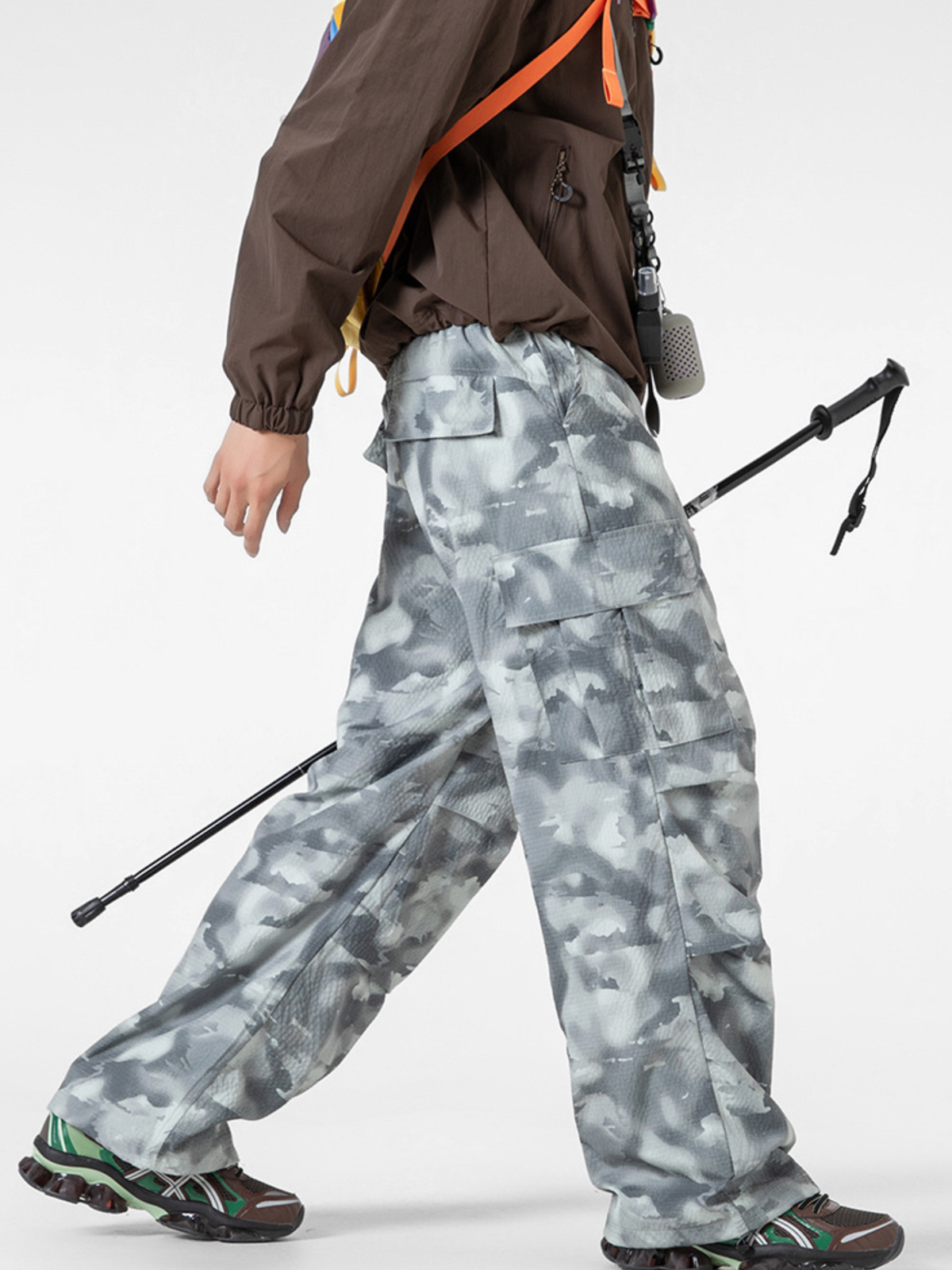 OwlCliff – Wasserabweisende Triple-Protection Cargo-Hose mit Camo-Muster
