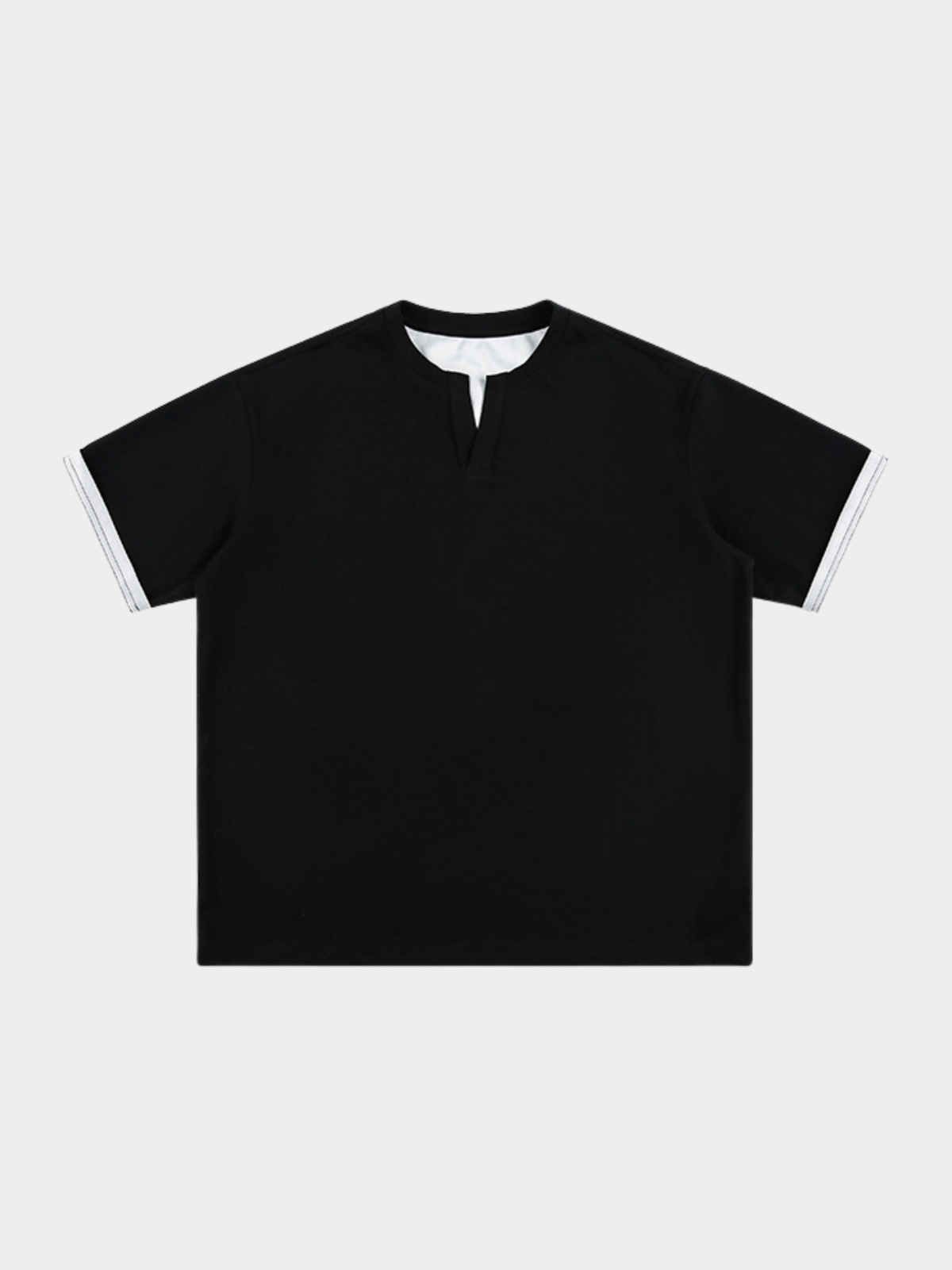 Thunderridge - Herren-T-Shirt mit Lagenlook-Rundhalsausschnitt