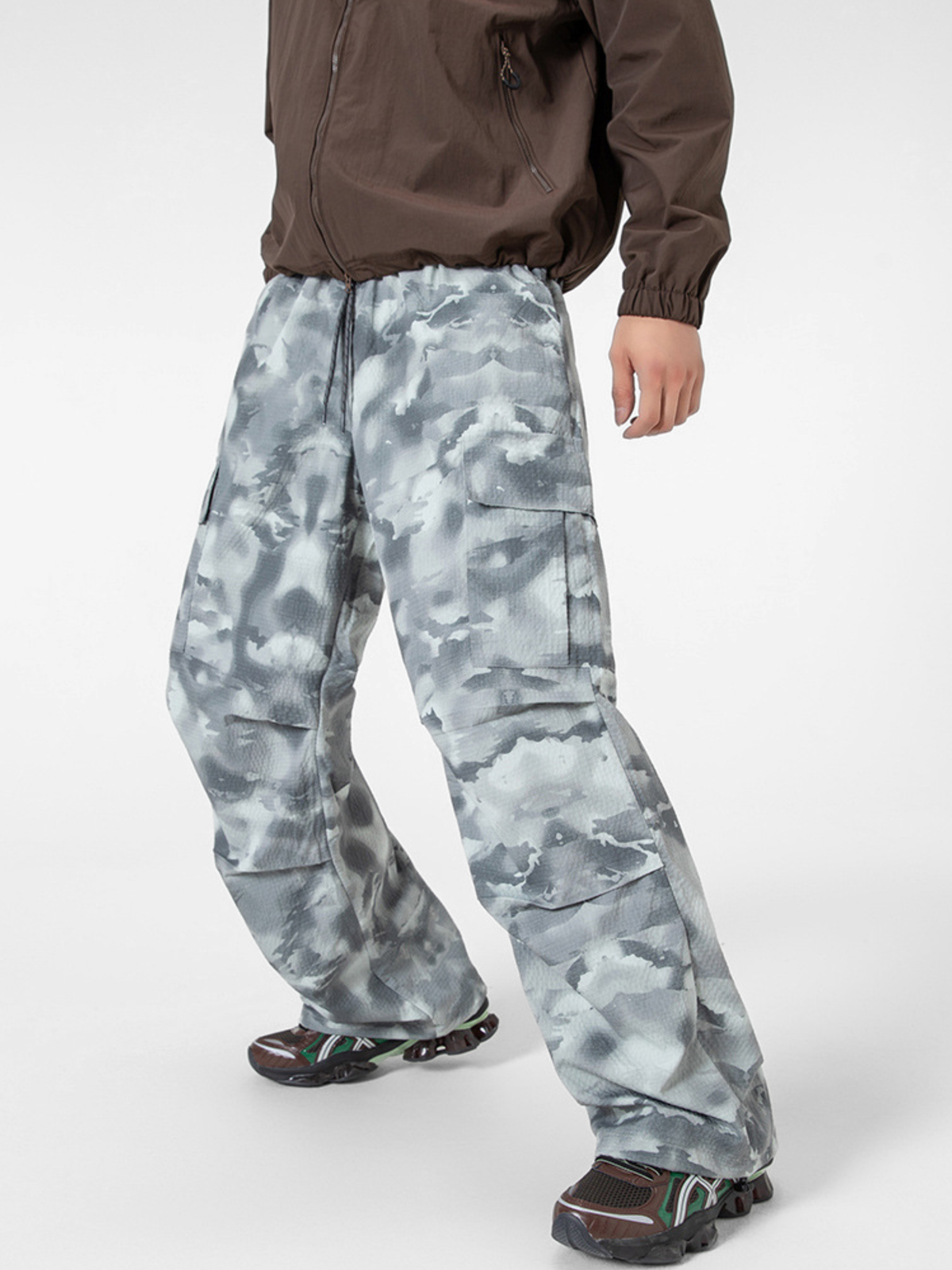 OwlCliff – Wasserabweisende Triple-Protection Cargo-Hose mit Camo-Muster