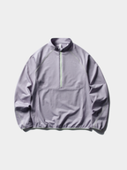 Snappy - Unisex Moisture-Wicking Quick-Dry Half-Zip Long Sleeve T-Shirt