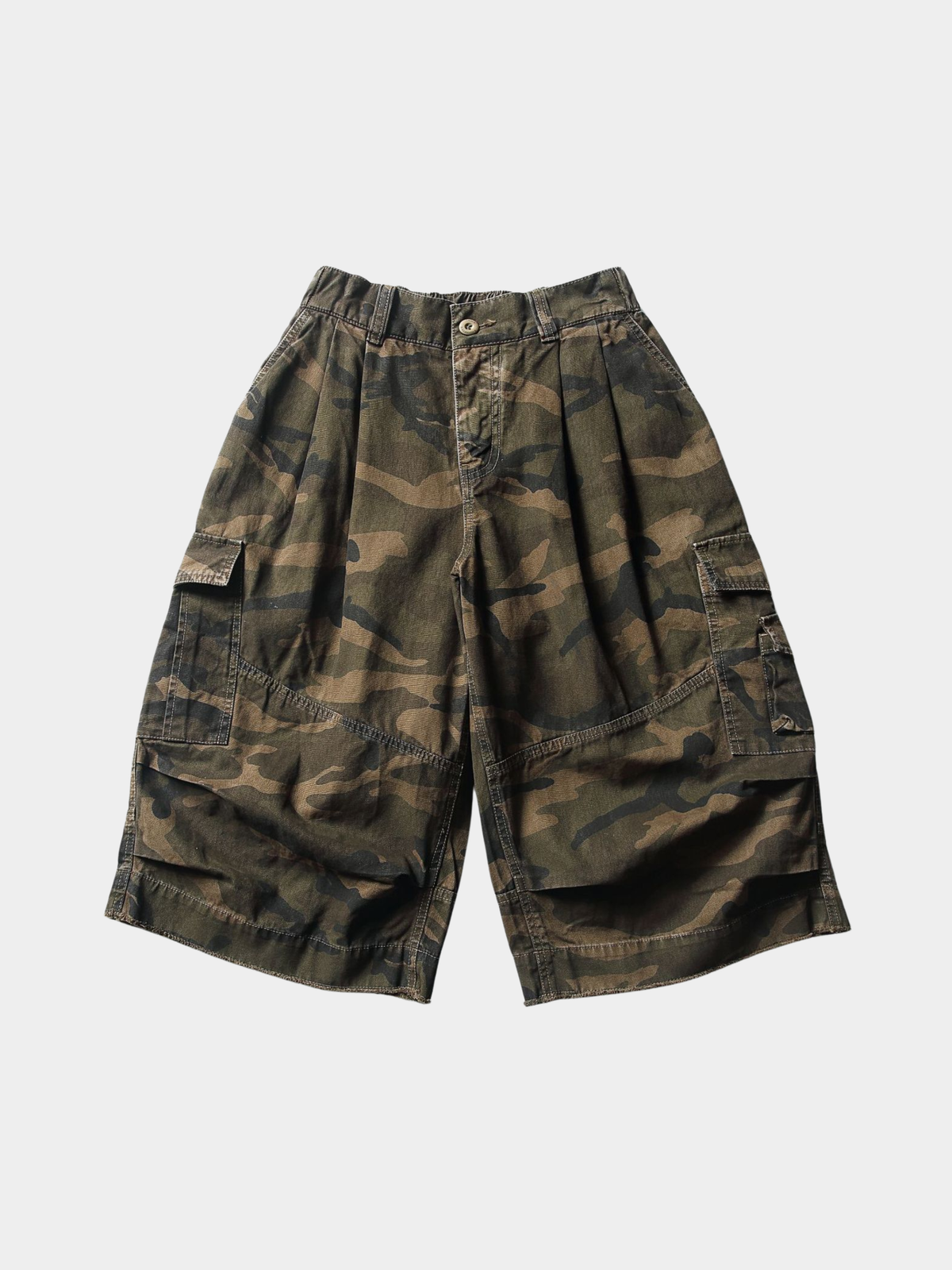 CampShell - Camouflage-Shorts mit vielen Taschen im Relaxed Fit