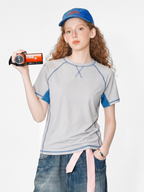 Stoneflow - Women's Quick-Dry Mesh Panel Performance T-Shirt