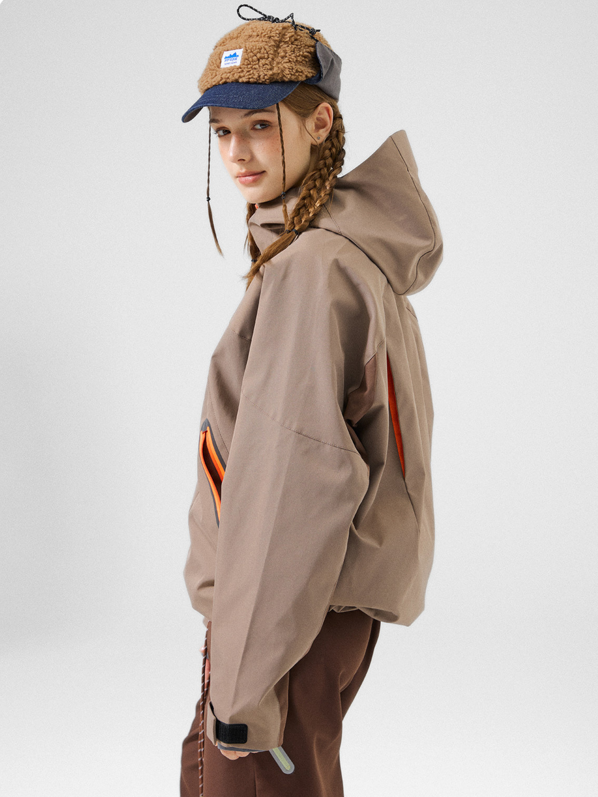 Ashrun – Unisex 8000 mm wasserdichte reflektierende Shell-Jacke