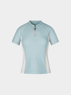 ChillCanopy - Women's UPF50+ Protection Antibacterial Half-Zip T-Shirt