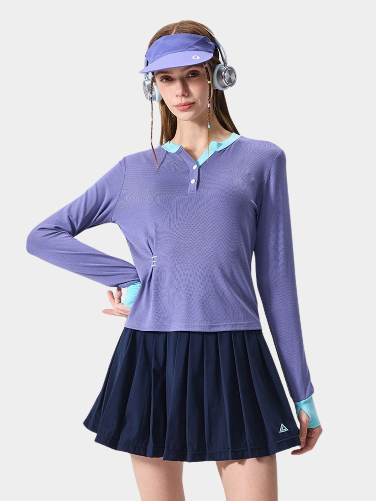 Thermax – Leichtes, atmungsaktives Damen-Henley-Shirt