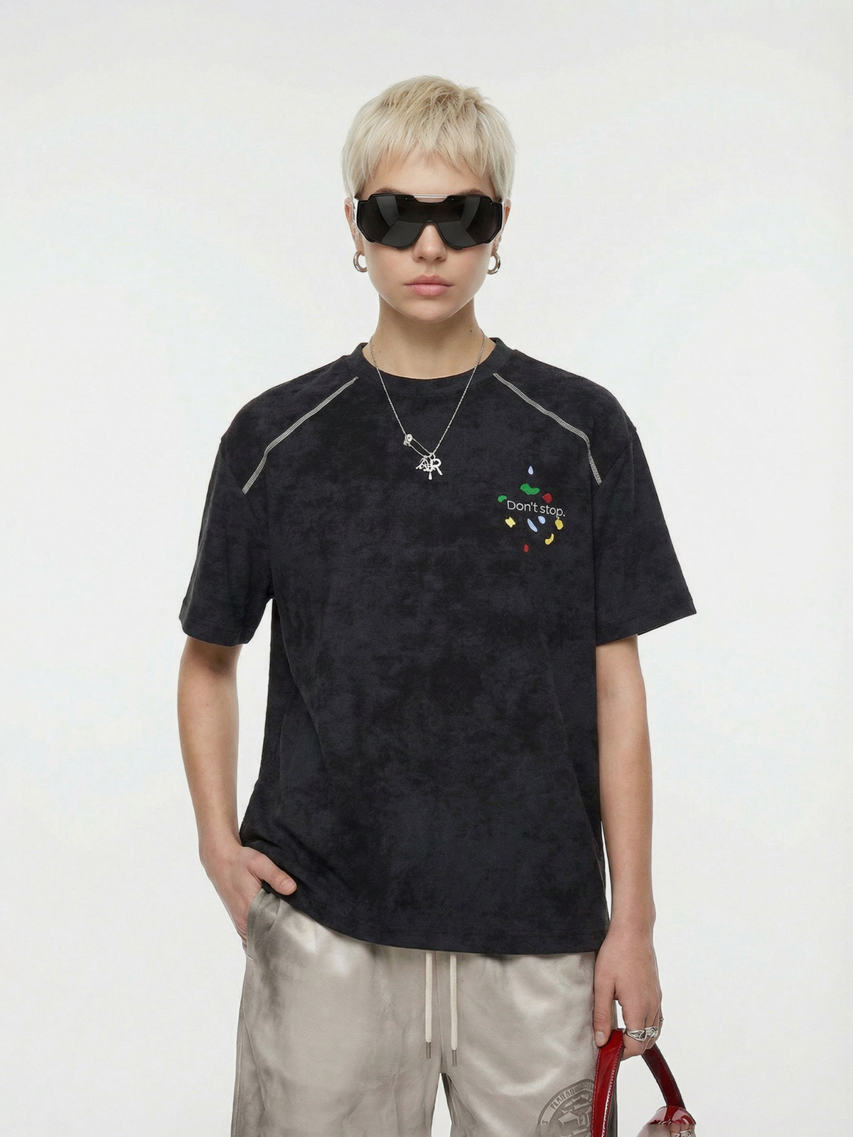 CoolVent – Kletter-T-Shirt mit Grafik-Print, kurzärmelig