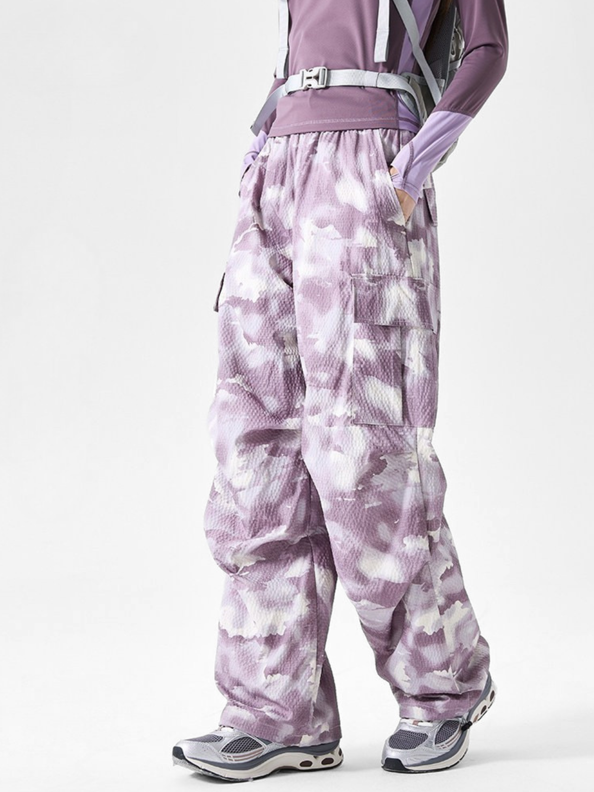 OwlCliff – Wasserabweisende Triple-Protection Cargo-Hose mit Camo-Muster