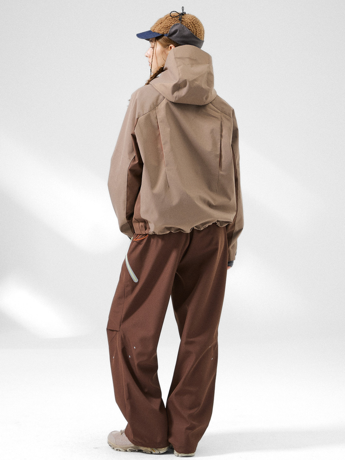 Ashrun – Unisex 8000 mm wasserdichte reflektierende Shell-Jacke
