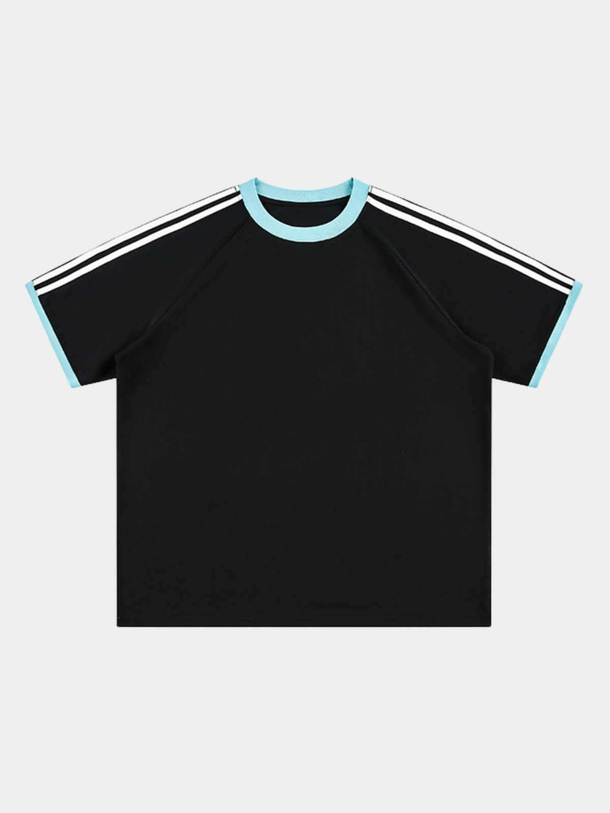 Dusttrail – Unisex Colorblock-T-Shirt mit kühlenden Streifen und schnelltrocknendem Material