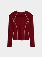 Darkrun - Women's Slim Fit Cropped Long Sleeve T-Shirt