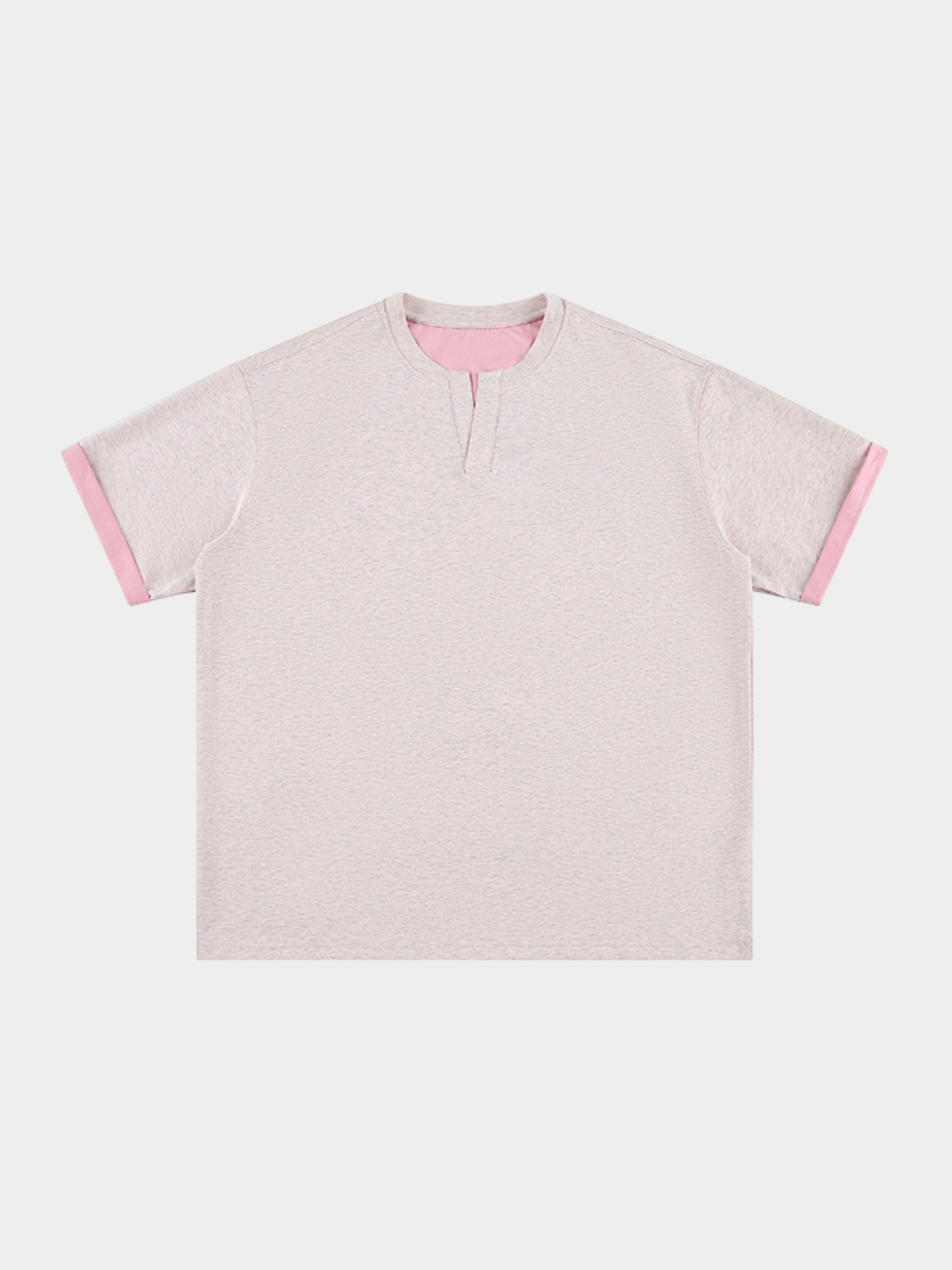 Thunderridge - Herren-T-Shirt mit Lagenlook-Rundhalsausschnitt