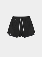AlpGear - Unisex Quick-Dry 2-in-1 Anti-Exposure Athletic Shorts