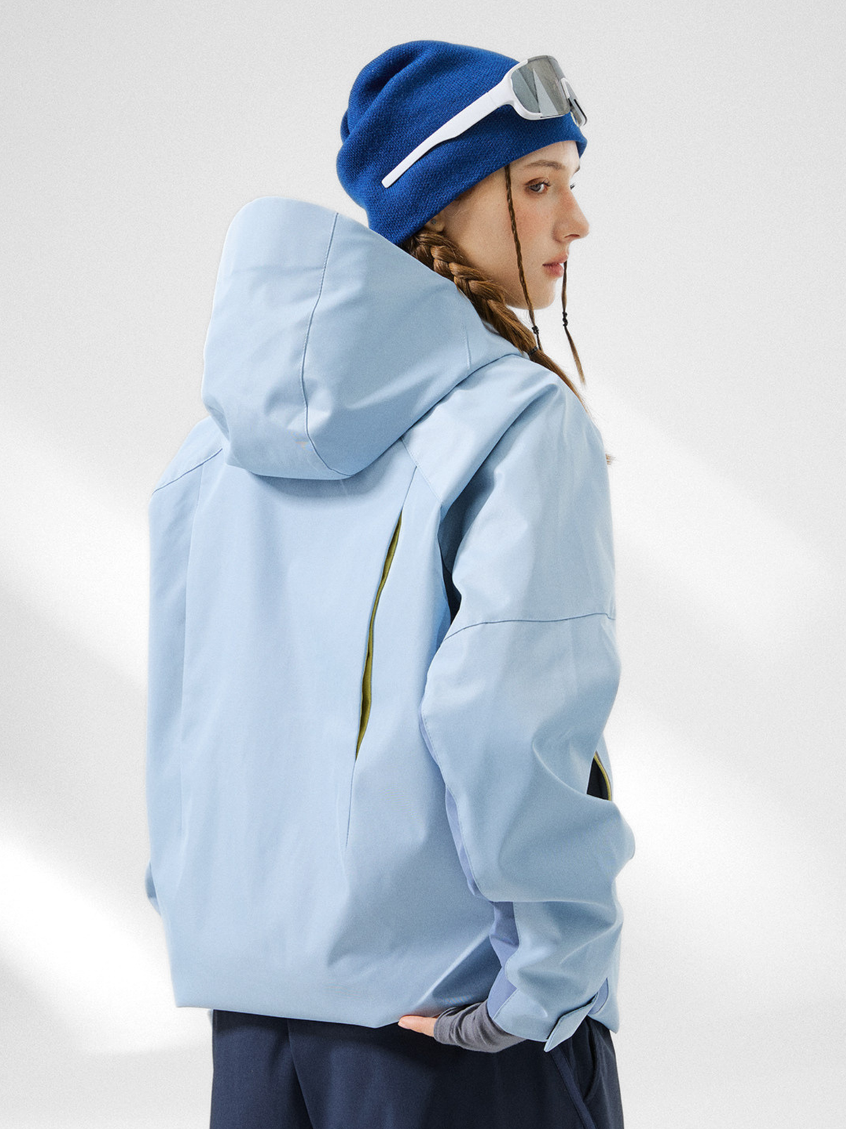 Ashrun – Unisex 8000 mm wasserdichte reflektierende Shell-Jacke