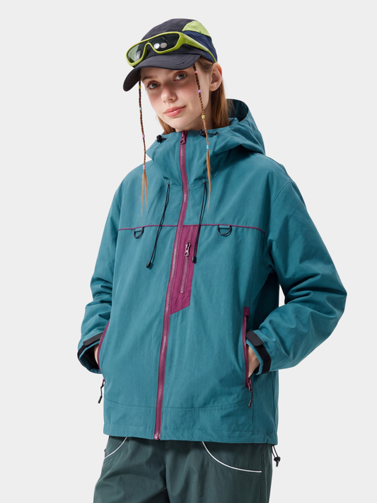 Ashgleam – Wasserabweisende, winddichte Cropped-Shell-Jacke für Damen