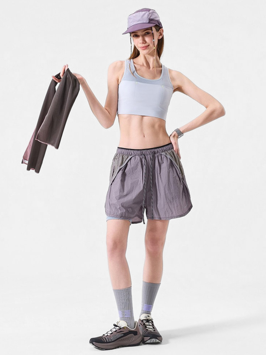 TrailSit – Unisex schnelltrocknende 2-in-1 Funktionsshorts