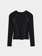 Darkrun - Women's Slim Fit Cropped Long Sleeve T-Shirt