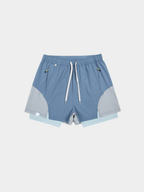 AlpGear - Unisex Quick-Dry 2-in-1 Anti-Exposure Athletic Shorts