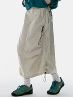 MontView - Women's Quick-Dry Drawstring Utility Midi Skirt