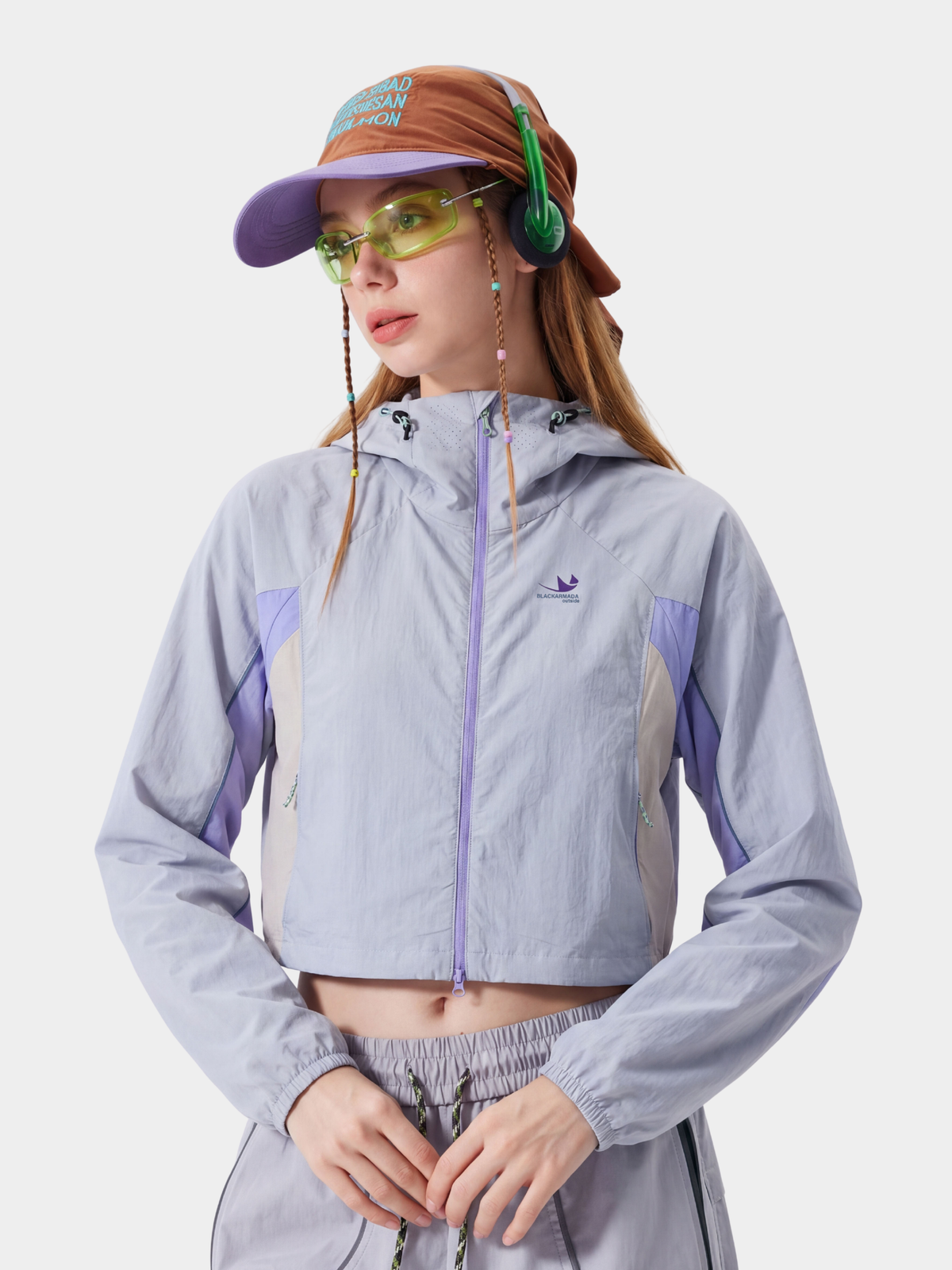 Resonance – Wasserabweisende, verkürzte Colorblock-Jacke für Damen