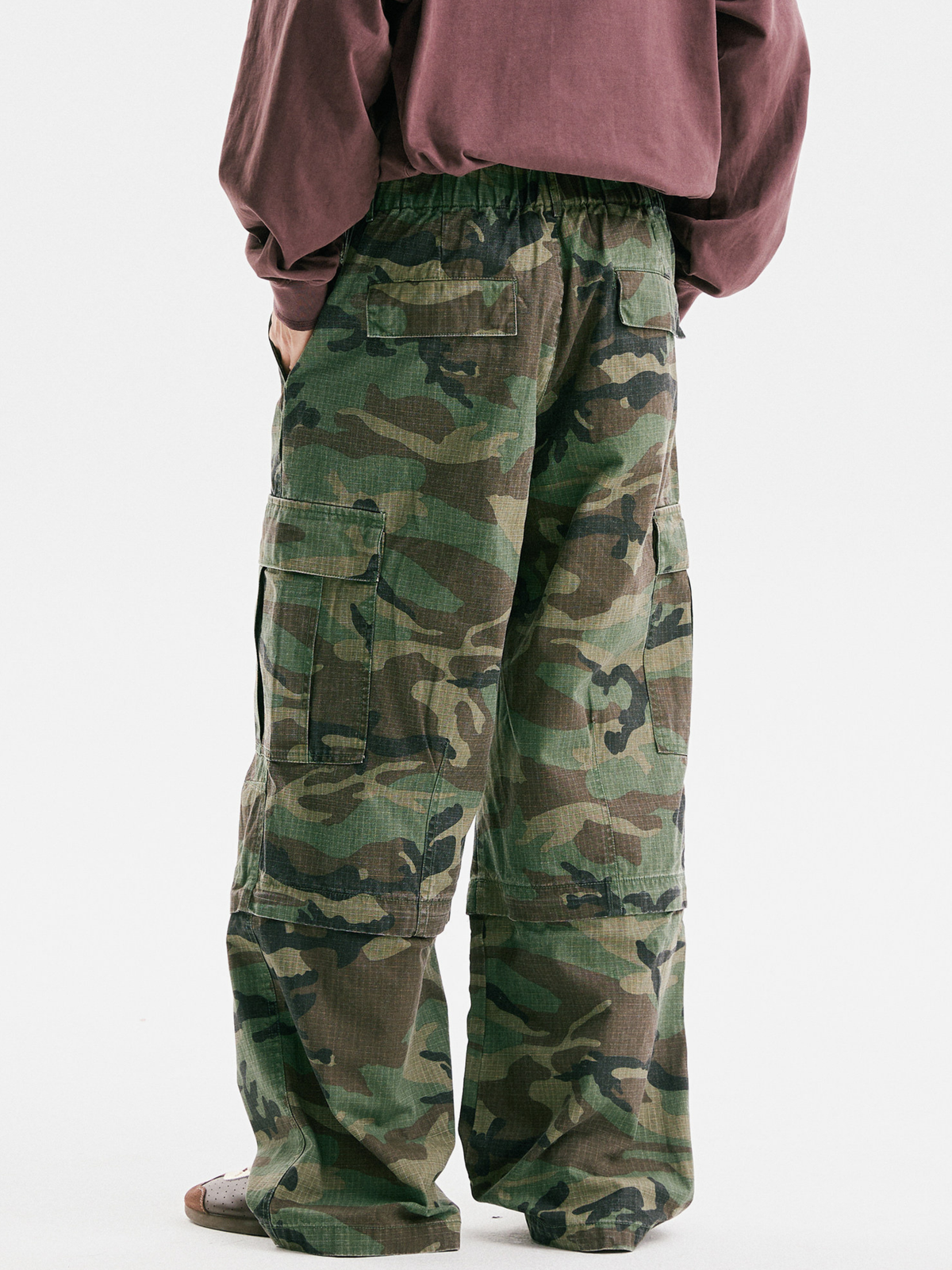 OwlRidge – Herren-Camo-Cargohose mit abnehmbaren Beinen