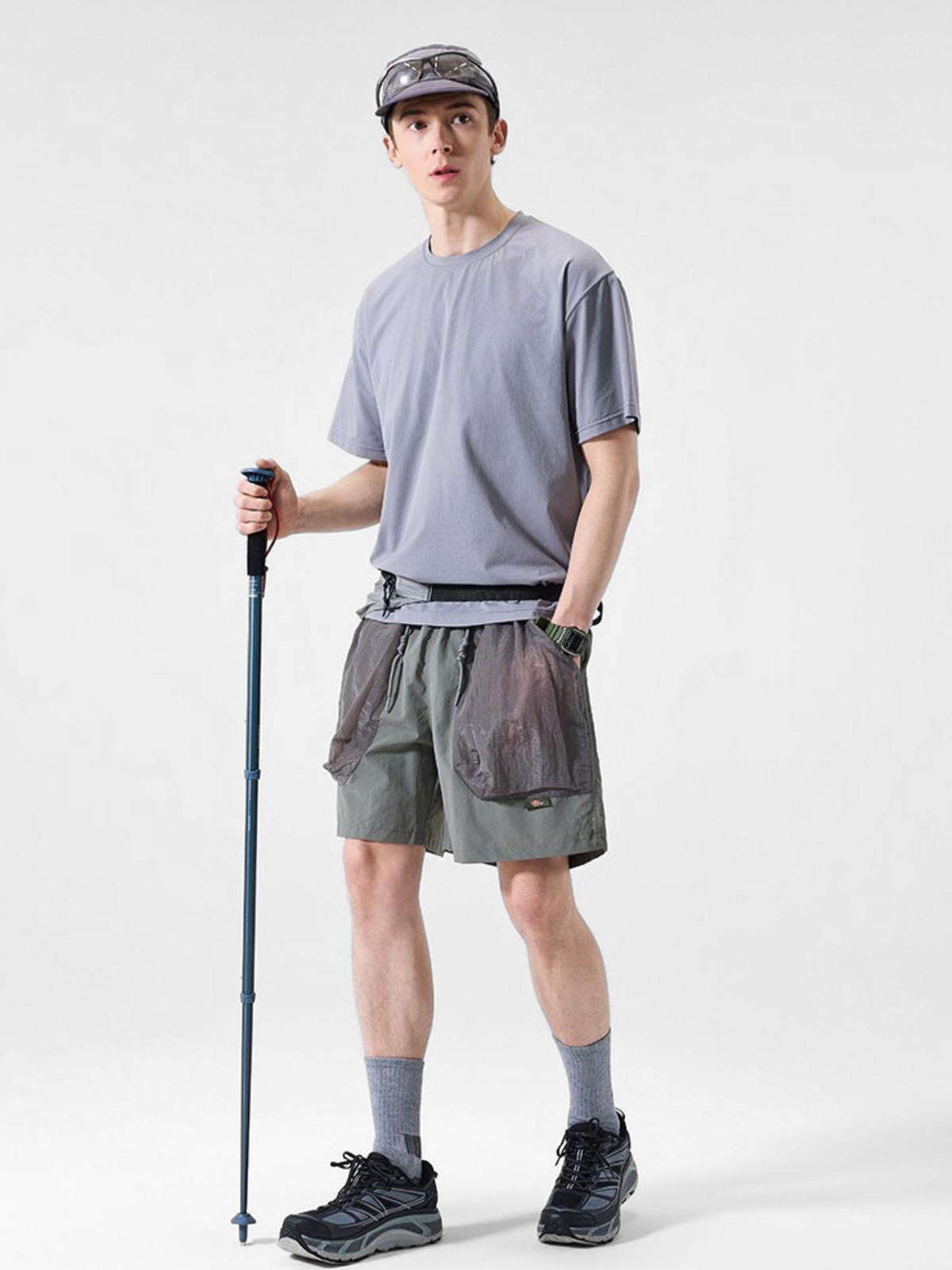 OwlGorge – Wasserabweisende, atmungsaktive Unisex-Wander-Cargoshorts