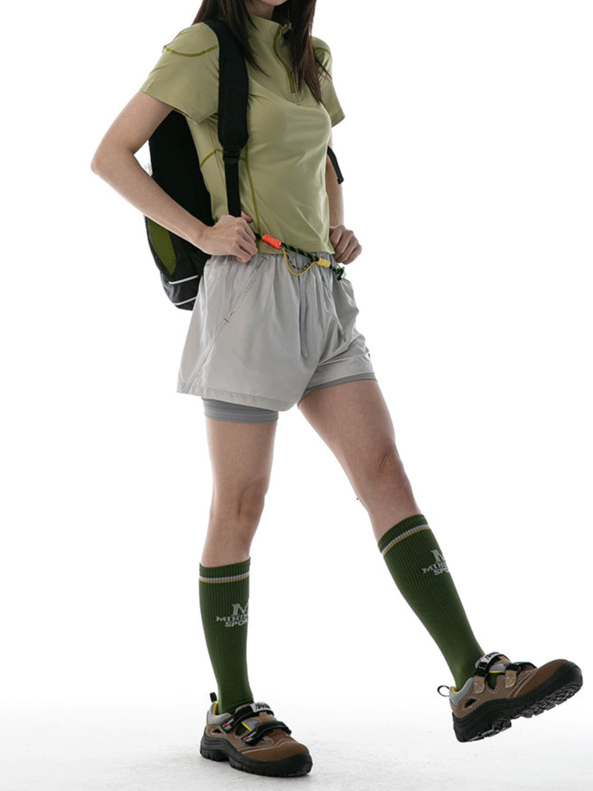 DryKit – Schnelltrocknende doppellagige Sportshorts für Damen